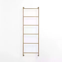Kirklands Home Antique Brass Metal Wall Ladder Gold Online