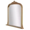 Kirklands Home Antique Brass Ornate Filigree Mirror Clearance
