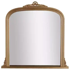 Kirklands Home Antique Brass Ornate Filigree Mirror Clearance