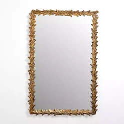 Kirklands Home Antique Bronze Leaf Frame Wall Mirror Online