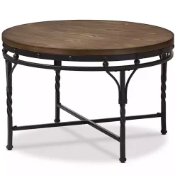 Kirklands Home Antique Bronze Round Coffee Table Discount