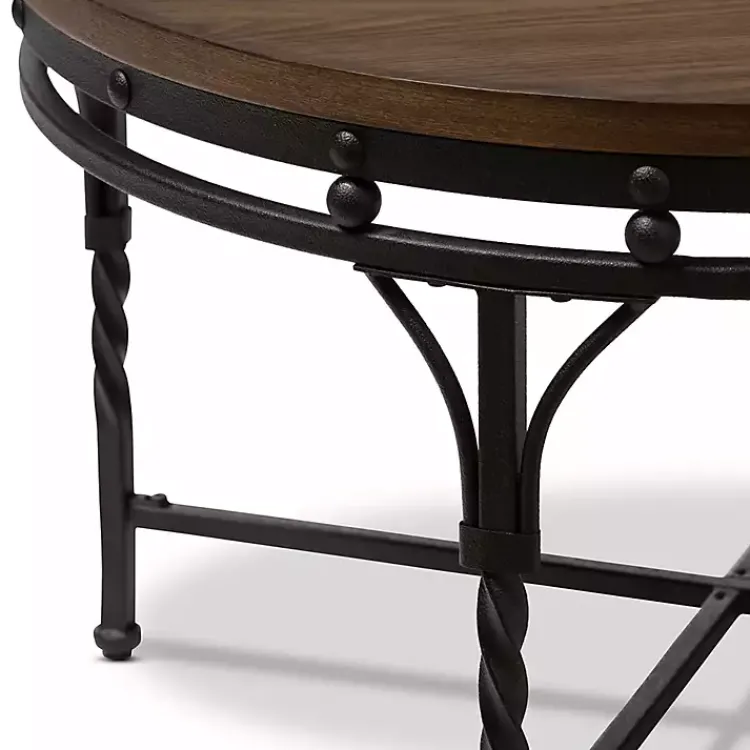Kirklands Home Antique Bronze Round Coffee Table Discount