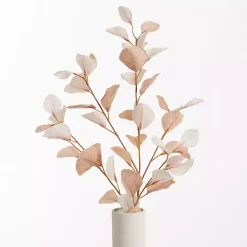 Stems & Bouquets>Kirklands Home Antique Cream Eucalyptus Stems, Set of 2 Ivory
