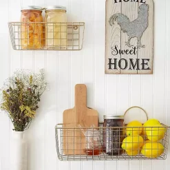 Kirklands Home Antique Gold 2-pc. Wire Basket Set Sale