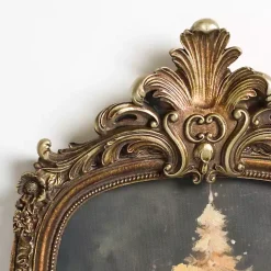 Christmas Art & Wall Decor>Kirklands Home Antique Gold Winter Tree Framed Art Print