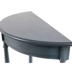 Kirklands Home Antique Navy Half Round Console Table Blue Online