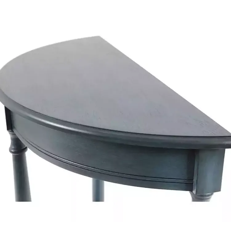 Kirklands Home Antique Navy Half Round Console Table Blue Online