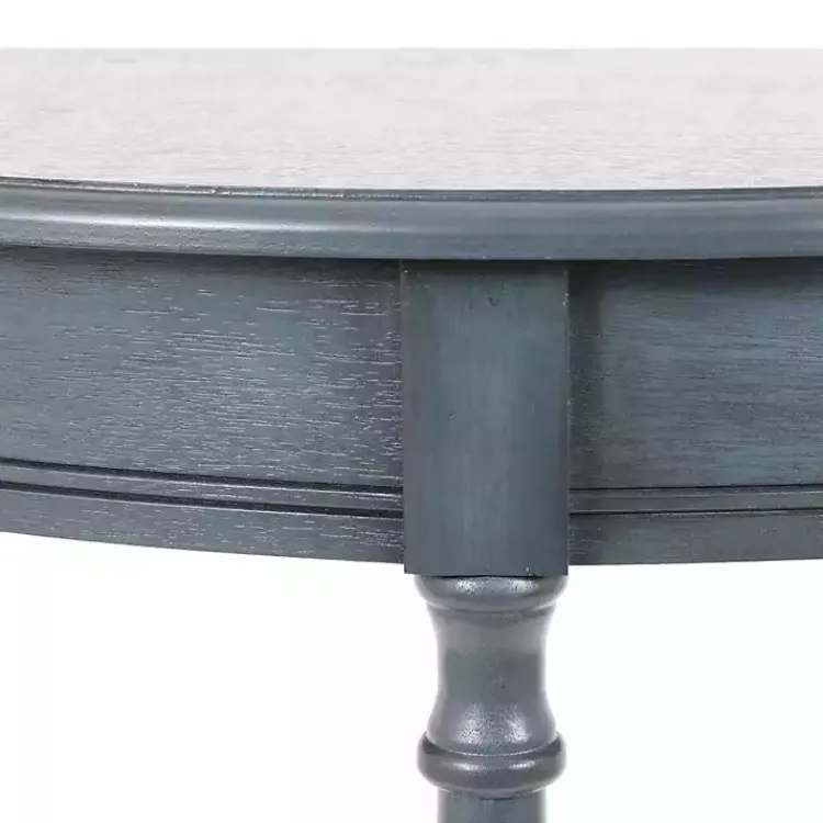 Kirklands Home Antique Navy Half Round Console Table Blue Online