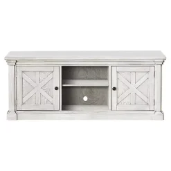 Kirklands Home Antique Wood Farmhouse Media Cabinet White