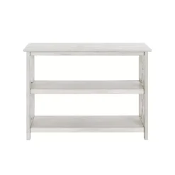 Kirklands Home Antique washed Wood Console Table White