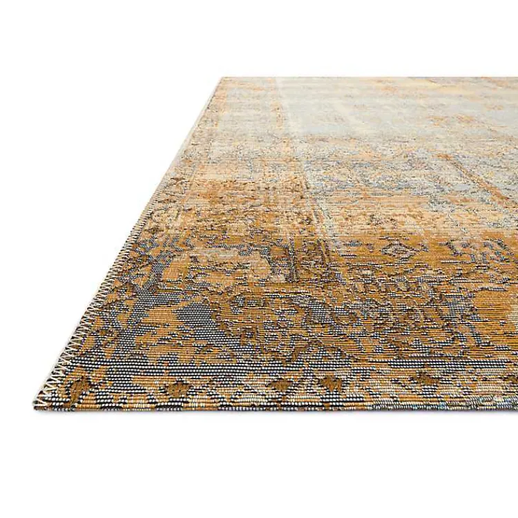Kirklands Home Antiqued Ivory Copper Outdoor Area Rug, 5x7 Hot
