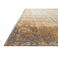 Kirklands Home Antiqued Ivory Copper Outdoor Area Rug, 7x11
