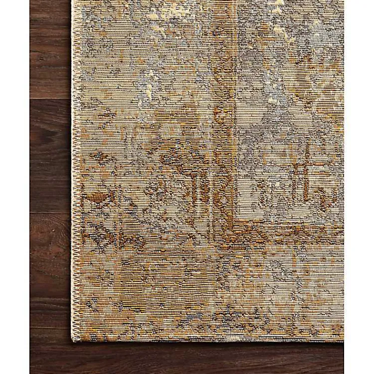Kirklands Home Antiqued Ivory Copper Outdoor Area Rug, 7x11