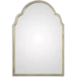 Kirklands Home Antiqued Silver Champagne Arched Mirror Discount