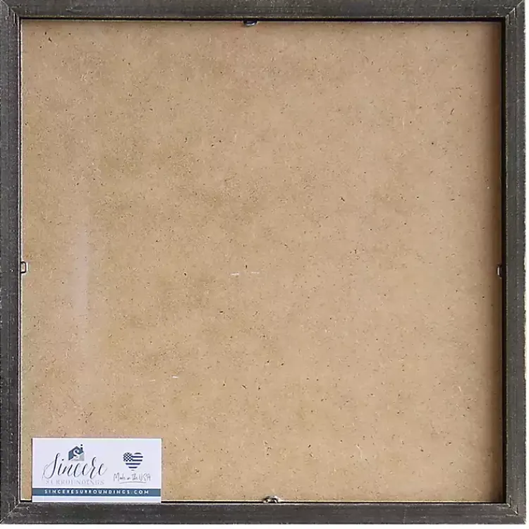 Kirklands Home Anyway Framed Wood Wall Plaque Clearance