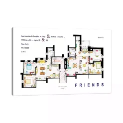Kirklands Home Apartment from Friends Canvas Art Print Clearance
