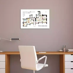 Kirklands Home Apartment from Friends Canvas Art Print Clearance