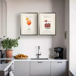Kirklands Home Aperol Spritz Framed Art Print Orange Outlet