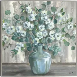 Kirklands Home Apple Blossom Jug Framed Canvas Art Clearance