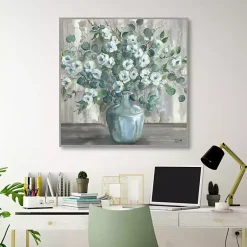 Kirklands Home Apple Blossom Jug Framed Canvas Art Clearance