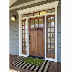 Kirklands Home Apple Hello Doormat Green Best