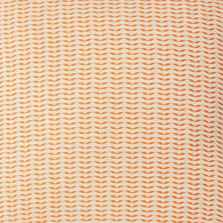 Pillows>Kirklands Home Apricot Trapeze Organic Cotton Throw Pillow