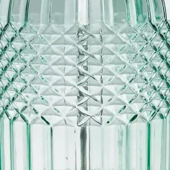 Kirklands Home Aqua Textured Glass Luxuria Table Lamp Blue Hot
