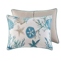 Kirklands Home Aqua Coastal 7-pc. King Comforter Set New