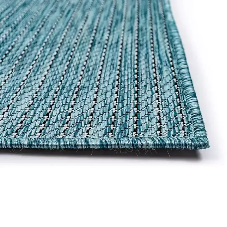 Kirklands Home Aqua Intertwine Indoor/Outdoor Area Rug, 7x9 Blue Online
