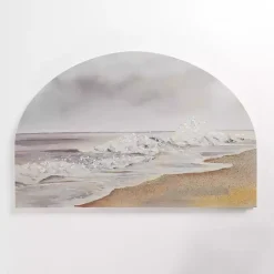 Kirklands Home Arched Shoreline Canvas Art Print Gray Online