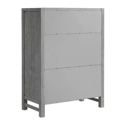 Kirklands Home Arden Wood 5-Drawer Chest Gray Hot