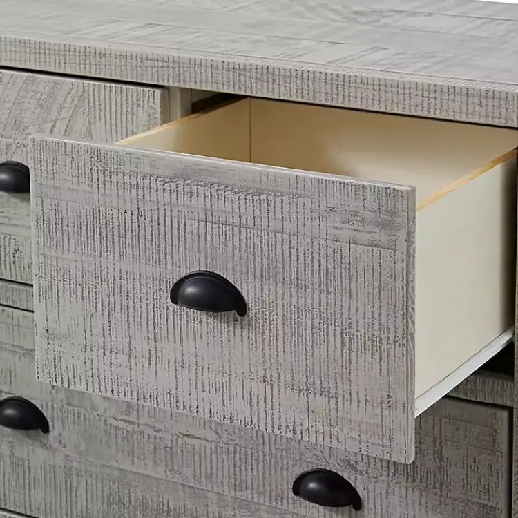 Kirklands Home Arden Wood 5-Drawer Chest Gray Hot