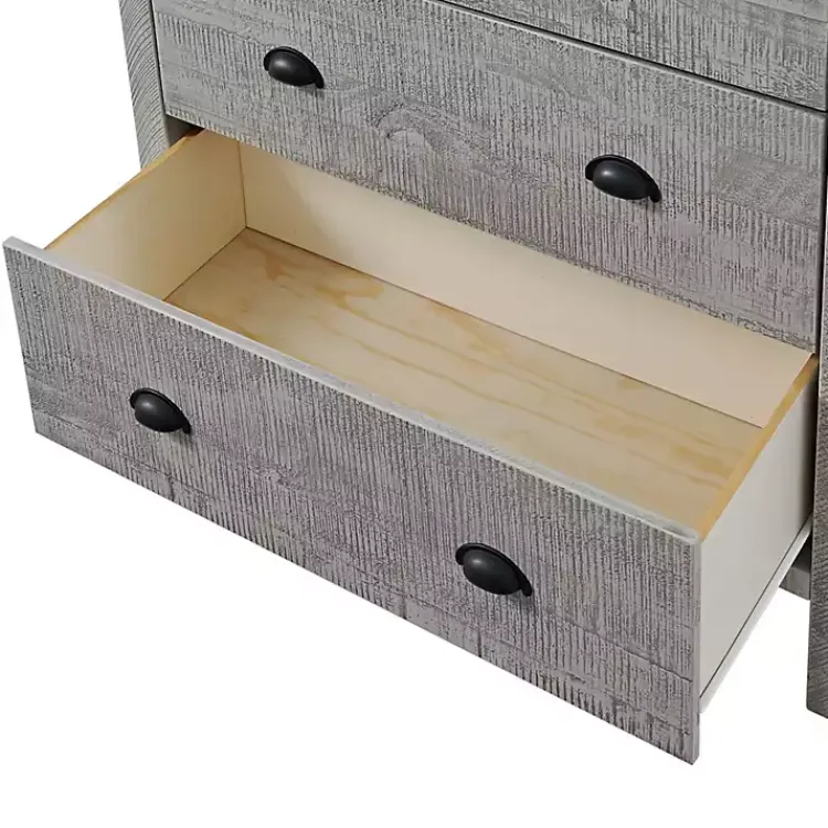 Kirklands Home Arden Wood 5-Drawer Chest Gray Hot
