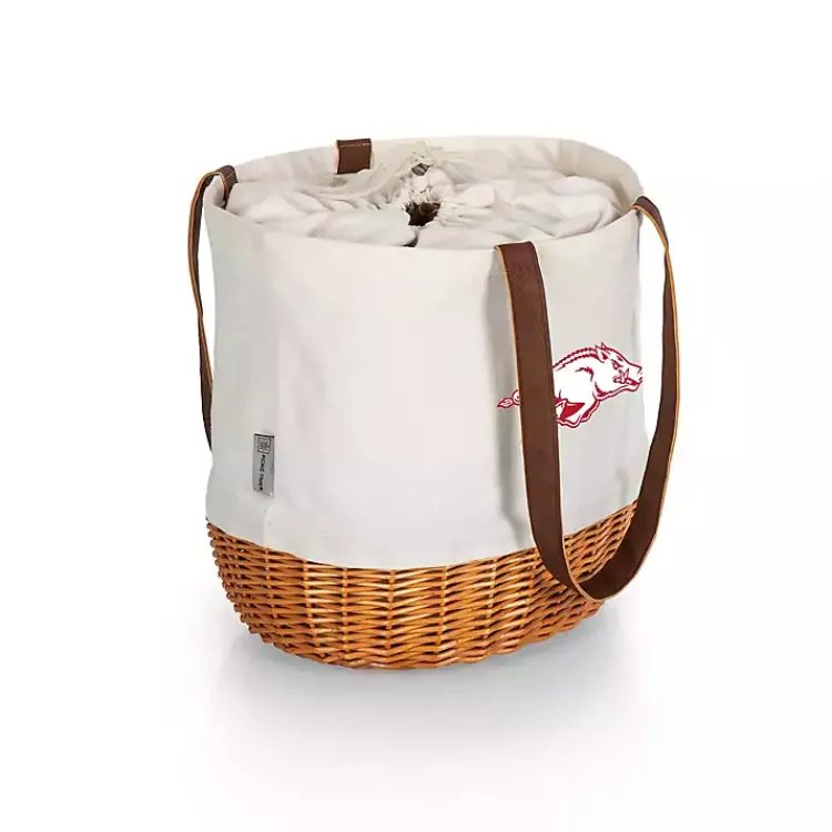 Kirklands Home Arkansas Razorbacks Canvas Tote Bag