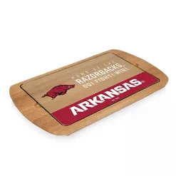 Kirklands Home Arkansas Razorbacks Wood and Glass Serving Board Discount