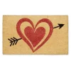 Valentines Day Decorations>Kirklands Home Arrow Through the Heart Doormat