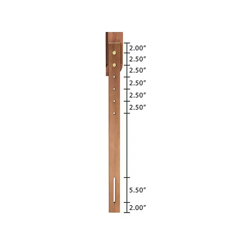 Kirklands Home Ash Walnut Wood Panel Queen Headboard Brown Best