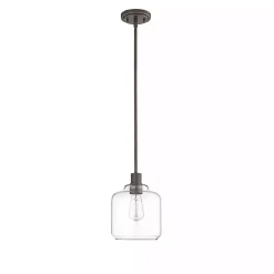 Kirklands Home Asheville Bronze Glass Globe Pendant Light Brown Sale
