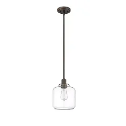 Kirklands Home Asheville Bronze Glass Globe Pendant Light Brown Sale