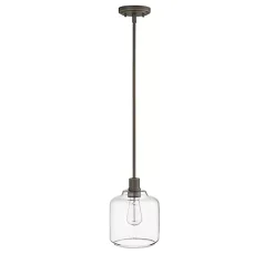 Kirklands Home Asheville Bronze Glass Globe Pendant Light Brown Sale