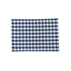 Kirklands Home Ashford Indigo Buffalo Check Placemats, Set of 6 Blue Hot