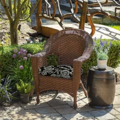 Kirklands Home Ashland Jacobean 2-pc. Outdoor Wicker Cushion Set Online