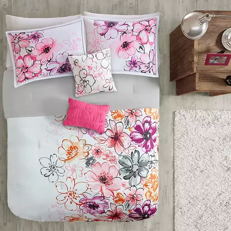 Kirklands Home Ashley Floral Full/Queen 5-pc. Comforter Set Best