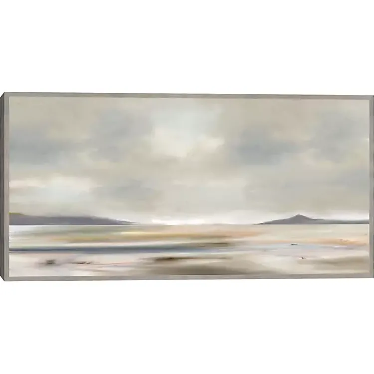 Kirklands Home At Peace Framed Canvas Art Print Gray Hot