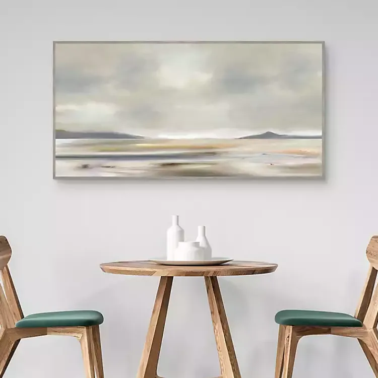 Kirklands Home At Peace Framed Canvas Art Print Gray Hot