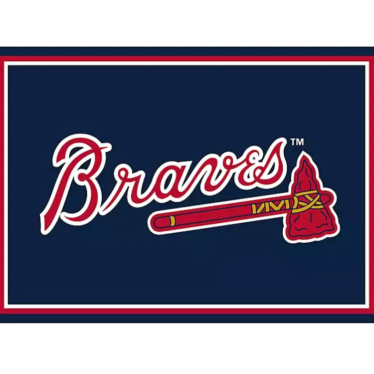 Kirklands Home Atlanta Braves Spirit Rug, 3x4 Clearance