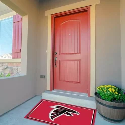 Kirklands Home Atlanta Falcons Area Rug, 3x4 Red Discount
