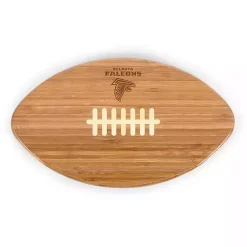 Kirklands Home Atlanta Falcons Bamboo Football Cutting Board Tan Outlet