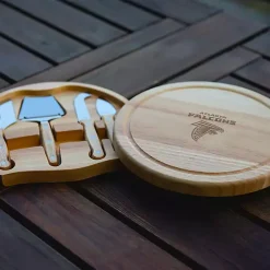 Kirklands Home Atlanta Falcons Cheese Board and Tool Set Tan Outlet