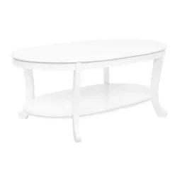 Kirklands Home Aubert Wood Coffee Table White Online